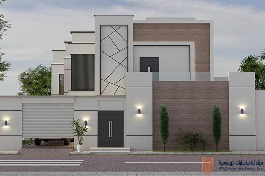 تصميم بيت خارجي بالرياض