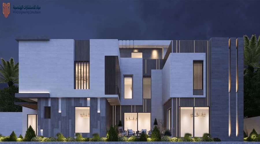 واجهات فلل مودرن بالرياض